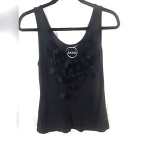 Petal trim tank top - INC by Macy's
